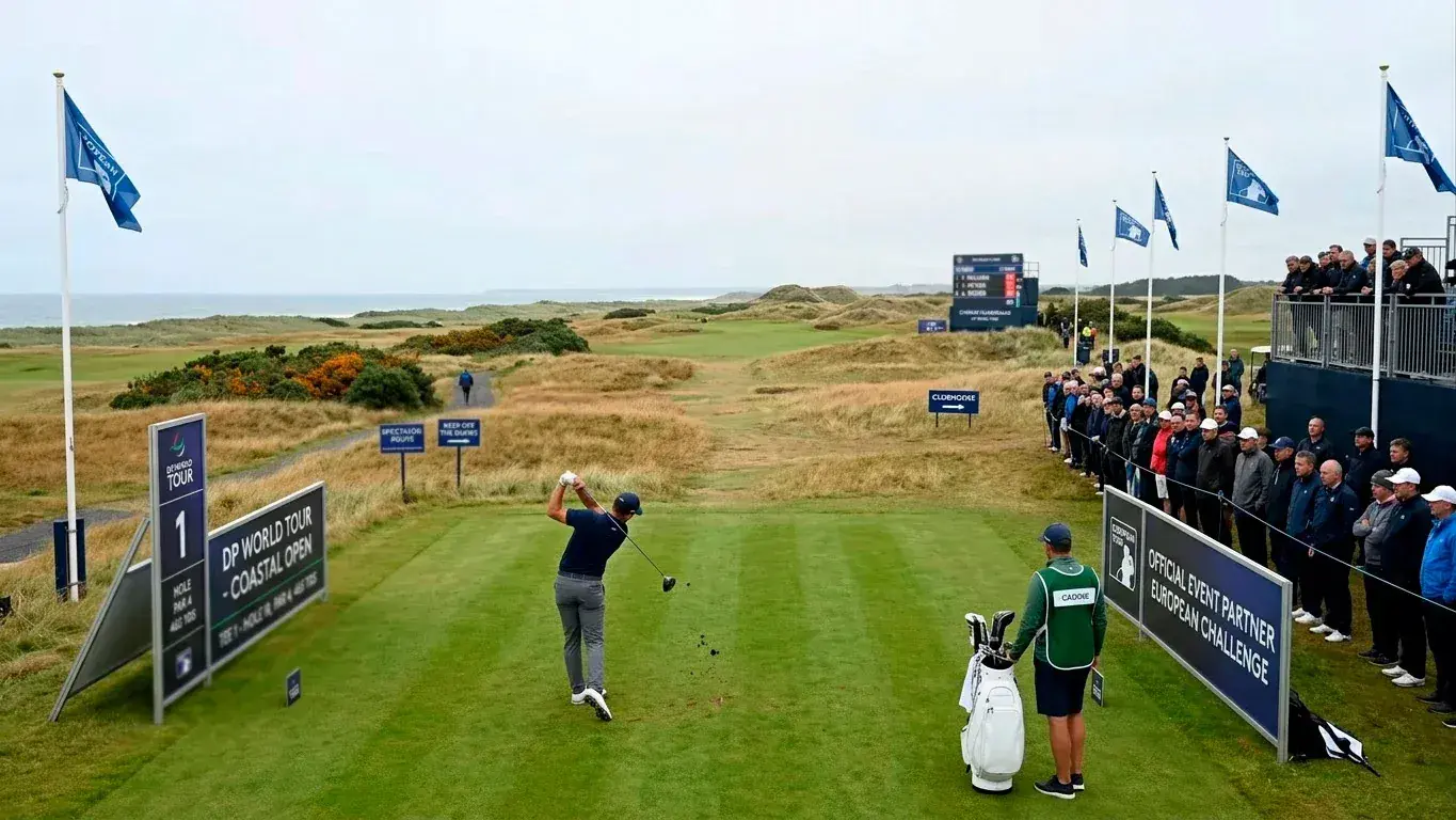 DP World Tour golfer competing at an event with limited Strokes Gained tracking